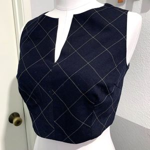 Forever21 Contemporary Plaid Blouse